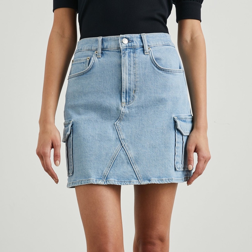 Rails Laurel Denim Cargo Skirt size 32 in Crystal Blue